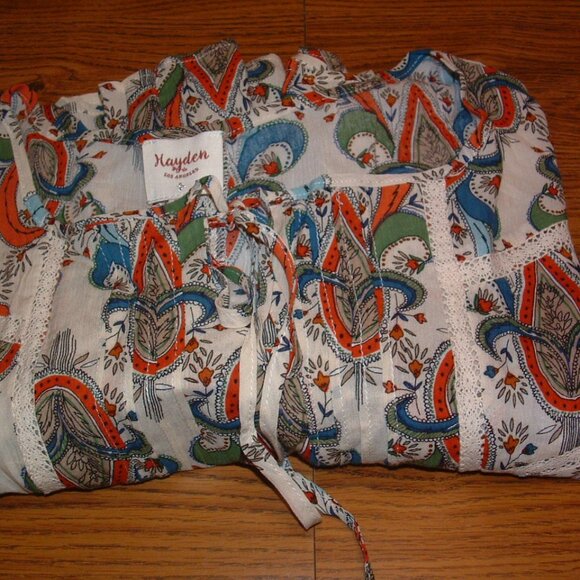 Hayden of Los Angeles Size 1XL Cream Paisley BOHO Dress (NWT) - Picture 14 of 14